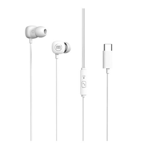 AUDIFONOS MAXELL SQUARE TIPO C WHITE #348567 