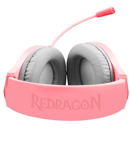 HEADSET GAMING REDRAGON HYLAS H260P-RGB PINK 3.5MM