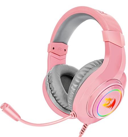 HEADSET GAMING REDRAGON HYLAS H260P-RGB PINK 3.5MM