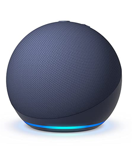 ALEXA ECHO DOT AMAZON 5TH GEN BLUE B09B93ZDG4