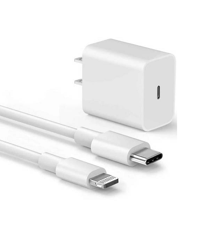 CARGADOR TIPO C A LIGHTNING CARGA RAPIDA 20W