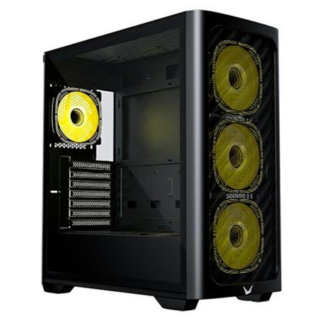 CASE ARGB FORMULA V LINE AIR POWER G3 PLUS BLACK MID TOWER VENTILADORES 6 DE 120MM 4711401663652 