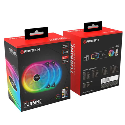 VENTILADOR PARA CASE RGB FANTECH FB-301 TURBINE