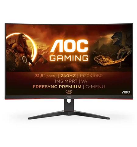 MONITOR GAMING AOC 31.5" C32G2ZE 240HZ FHD 1920X1080