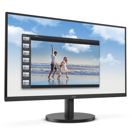 MONITOR AOC 21.5" 22B3HM 75Hz LCD FHD 1920x1080 HDMI-VGA PLANO ULTRA DELGADO