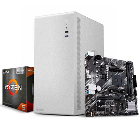 PC MAX 5600 STANDAR AMD RYZEN 5 5600GT A520M-K SSD 512GB 16GB DDR4/600W/ CON TECLADO Y MOUSE