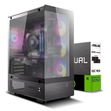 PC GAMING RYZEN 5 5500 16GB RAM 512GB SSD GEFORCE RTX5050 600W 80 PLUS WHITE VCX300 RGB ELITE