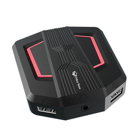 COMBO GAMER 4 EN 1 TECLADO, MOUSE, MOUSE PAD, CONVERTIDOR MEETION MT-CO015