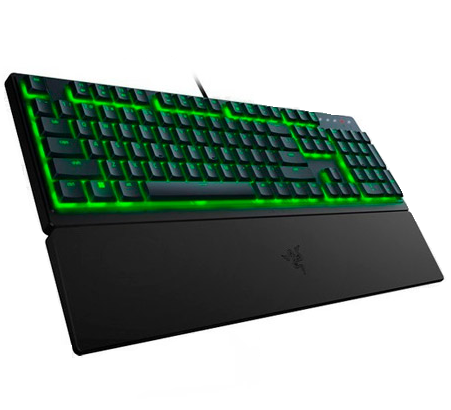 TECLADO GAMING RAZER ORNATA V3 X USB MEMBRANA INGLES BLACK 