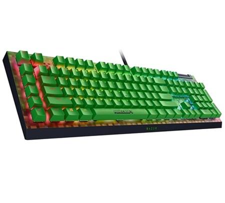 TECLADO MECANICO GAMER RAZER BLACKWIDOW V4 X MINECRAFT  RZ03-04704100-R3M1