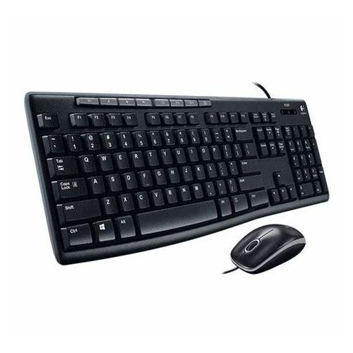 COMBO DE TECLADO Y MOUSE USB LOGITECH MK200 920-002716