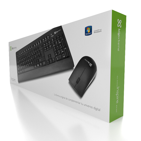 COMBO DE TECLADO Y MOUSE INALAMBRICO KLIP XTREME KCK-265S