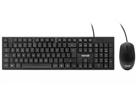COMBO DE TECLADO Y MOUSE USB MAXELL WRKBC-10