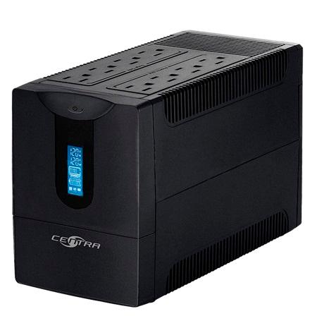 UPS CENTRA ECO 700VA LCD 8 SALIDAS 4 CON REGULACION Y 4 CON RESPALDO DE ENERGIA LCD700