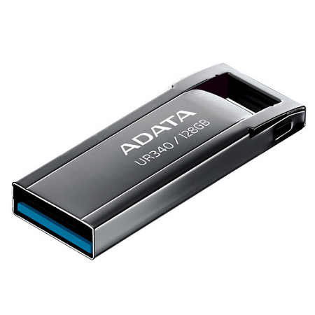 MEMORIA USB ADATA METALICA 128GB AROY-UR340-128GBBK