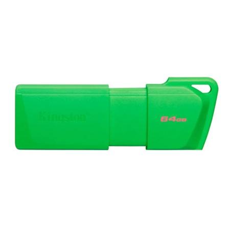 MEMORIA USB KINGSTON DATATRAVELER EXODIA M 64GB DTXM NEON GREEN KC-U2L64-7LG