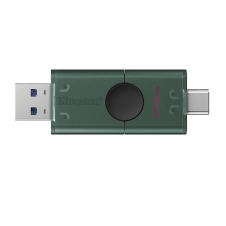 MEMORIA USB KINGSTON 256GB DATATRAVELER DUO USBA- TIPOC DTDEG2/256GB