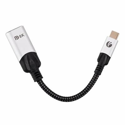 ADAPTADOR DISPLAY PORT HEMBRA A TIPO C MACHO 4K UHD VCOM CU422MV-8K