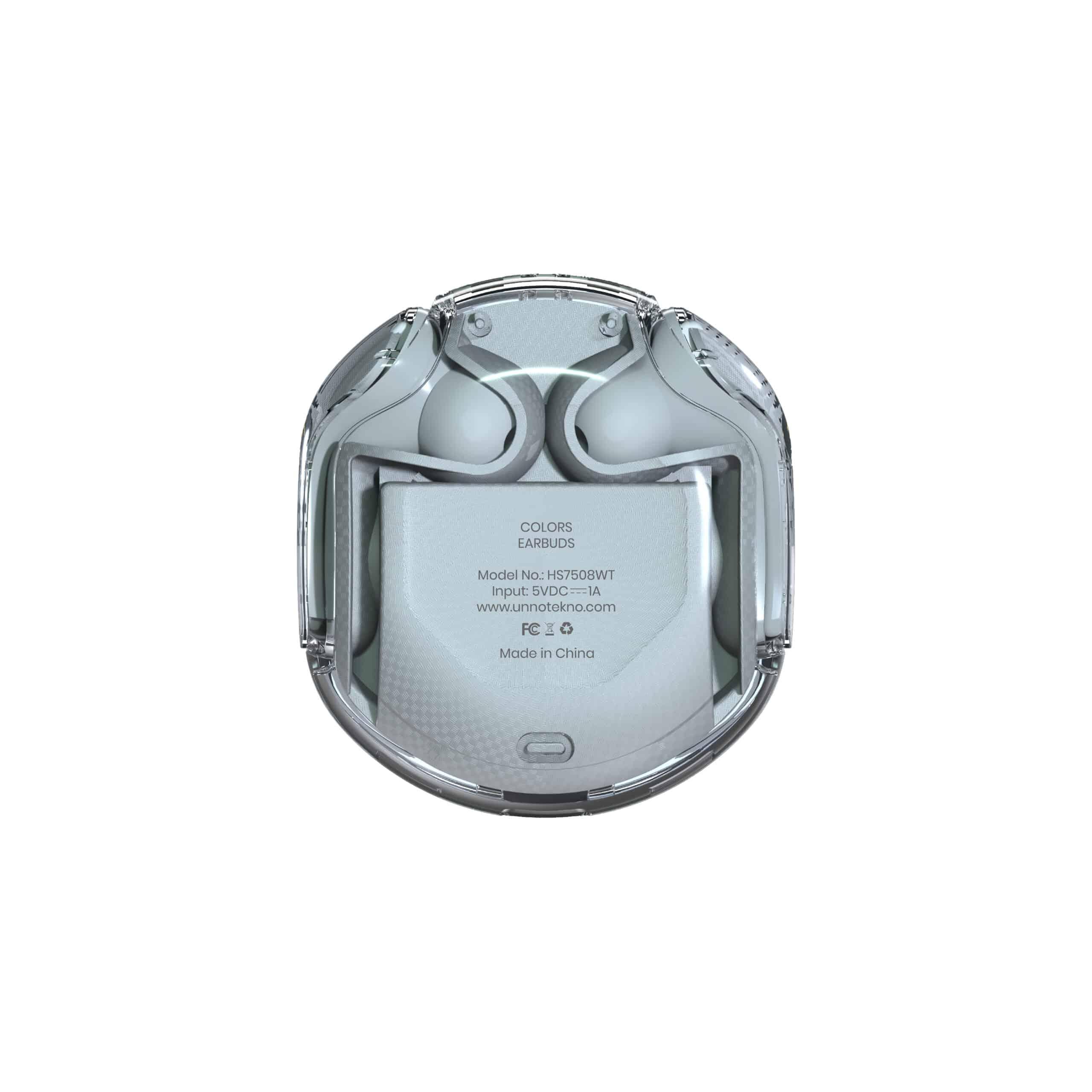 AUDIFONOS INALAMBRICOS UNNO TEKNO COLORS HS7508WT WHITE