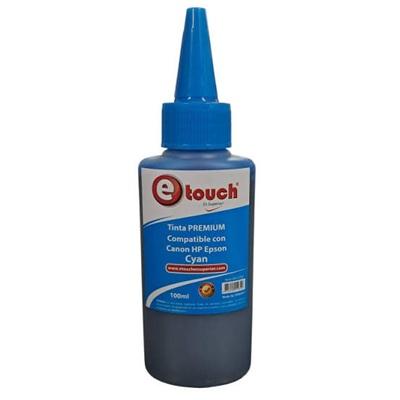 BOTE DE TINTA ETOUCH CANON HP EPSON 100ML CYAN UD-C100