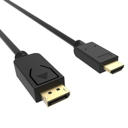 CABLE DISPLAY PORT A HDMI VCOM CG609-1.8M 4K