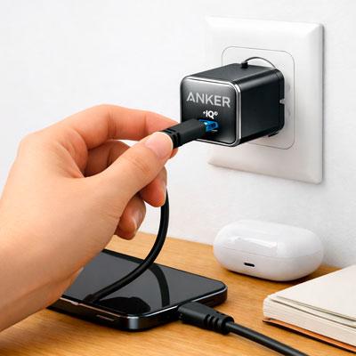CARGADOR ANKER 511 TIPO C 20W BLACK