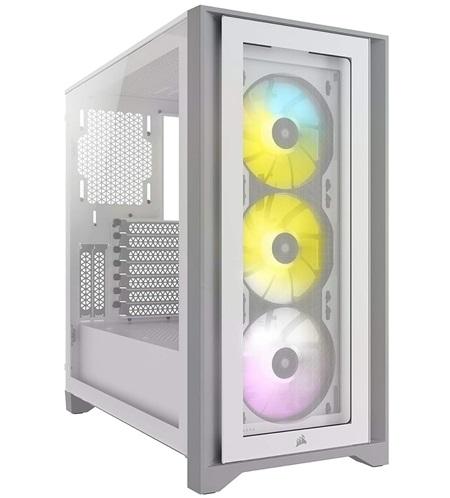 CASE GAMER CORSAIR ICUE 4000X RGB WHITE CC-9011205