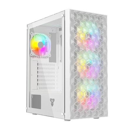CASE GAMER FANTECH AERO 2 CG83 RGB MEDIA TORRE WHITE 