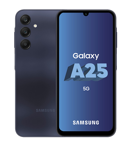 CELULAR SAMSUNG GALAXY A25 /8GB MEMORIA/ 256GB ALMACENAMIENTO/ 5G /BLUE-BLACK