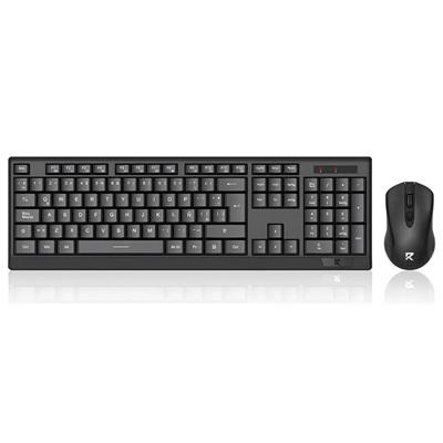 COMBO DE TECLADO Y MOUSE INALAMBRICO REDRAGON BS-8343A BLACK