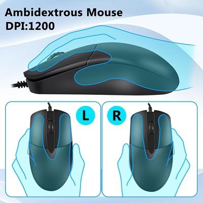 COMBO DE TECLADO Y MOUSE USB REDRAGON BS-7543 BLACK