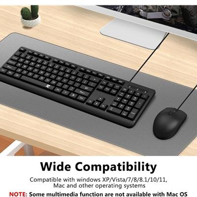 COMBO DE TECLADO Y MOUSE USB REDRAGON BS-7543 BLACK