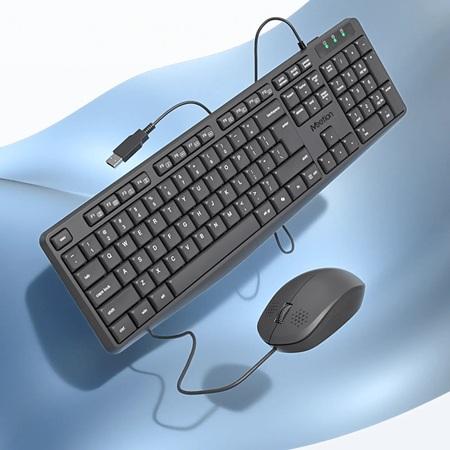 COMO DE TECLADO Y MOUSE MEETION USB C235 