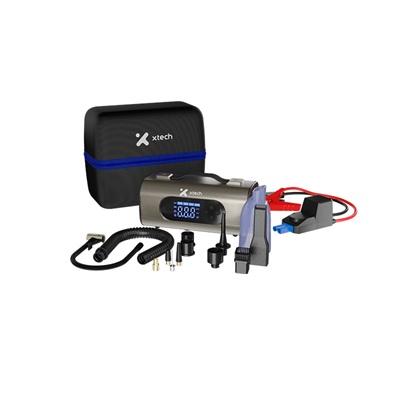 COMPRESOR DE AIRE Y ARRANCADOR MULTIFUNCIONAL 8 EN 1 XTECH XTA-830