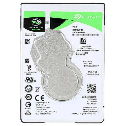 DISCO DURO INTERNO SEAGATE BARRACUDA 2TB 5400RPM 128MB SATA3 2.5" 7MM / ST2000LM015