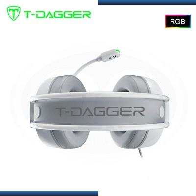 HEADSET GAMING USB T-DAGGER  T-RGH304W WHITE