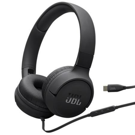 HEADSET JBL 520 USB-C BLACK JBLT520CBKAM 