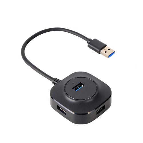 HUB CUADRADO VCOM 4 PUERTOS USB 3.0 DH307