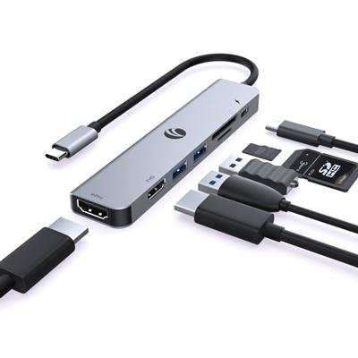 HUB TIPO C 7 EN 1 VCOM CUE39