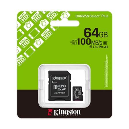 MEMORIA MICRO SD KINGSTON 64GB CANVAS SDCS3/64GB  