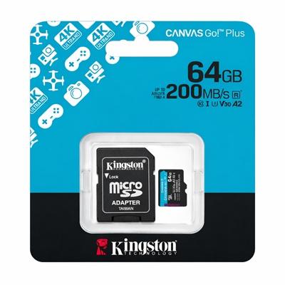 MEMORIA MICRO SD KINGSTON CANVAS 64GB GOPLUS SDCG4/64GB