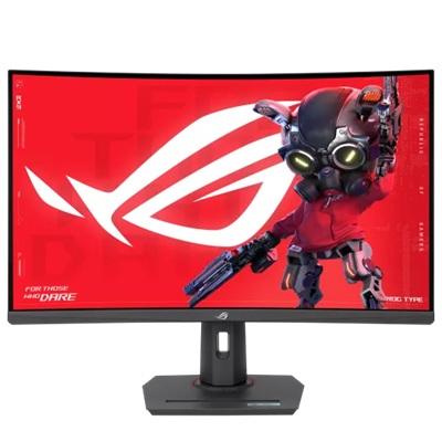 MONITOR GAMING ASUS ROG STRIX XG32WCS 32 PULG 2560X1440 QHD FAST VA 180HZ 1MS DP HDMI USB CURVO 1500R HDR10 ELMB FREESYNC 90LM0AC0-B019B0 NEGRO