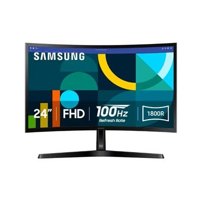 MONITOR SAMSUNG ESSENTIAL S3 24" 100HZ CURVO FHD LS24D366GANXZA