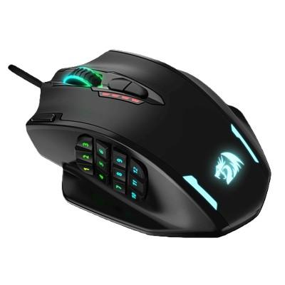 MOUSE GAMING USB REDRAGON IMPACT M908 RGB BLACK