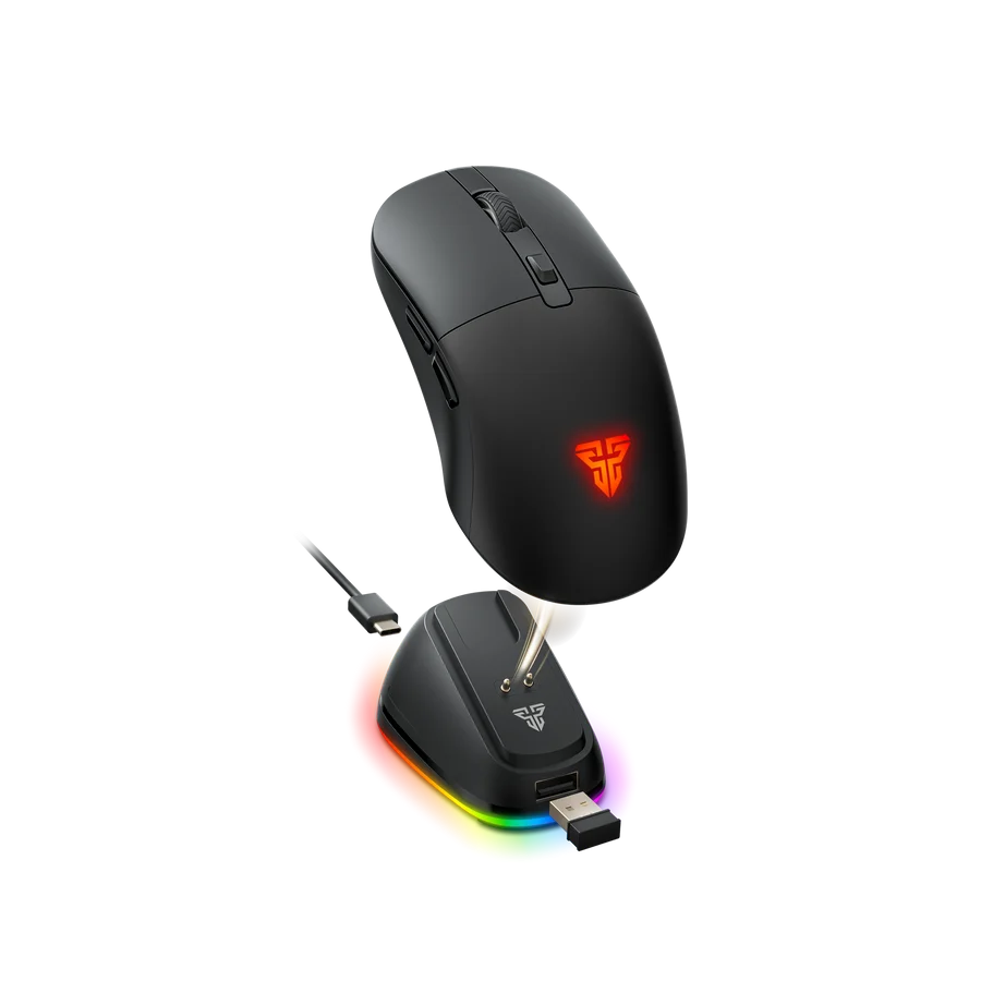 MOUSE INALAMBRICO GAMING FANTECH WG9RD KANATA BLACK