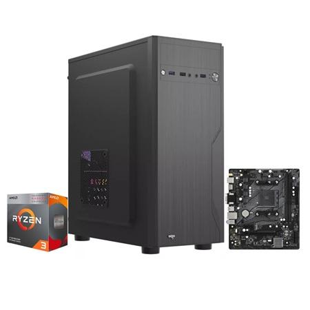 PC MAX RYZEN 3 3200G 8GB RAM 480GB SSD CASE AIGO B350