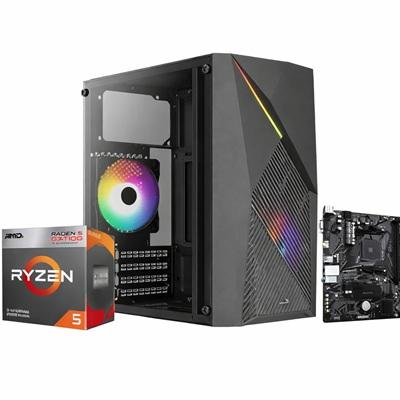 PC MAX RYZEN 5 3400G 8GB RAM 480GB SSD 600W CASE RAIDER MINI