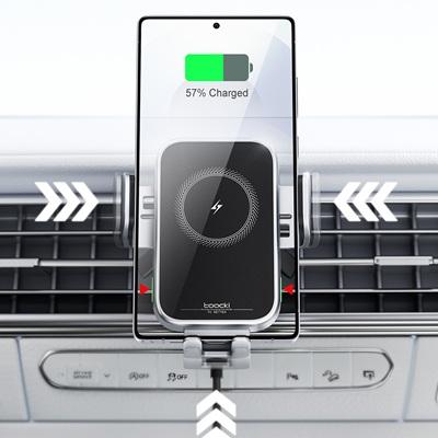 SOPORTE Y CARGADOR INALAMBRICO PARA AUTO TOOCKI TW09 4020002