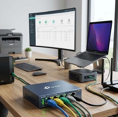 SWITCH TP-LINK 5 PUERTOS TL-SG105 GIGABIT
