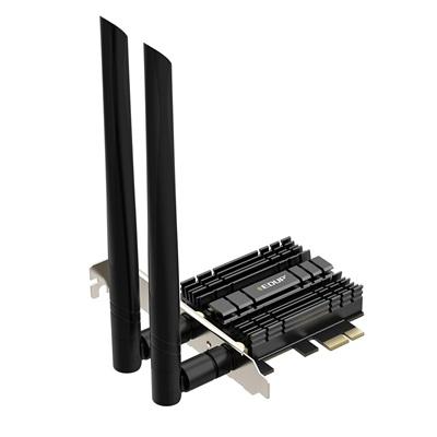 TARJETA DE RED EDUP EP-9631GS, BANDA DUAL de 3000M, 802.11AG, WIFI 6 AX200, PCI-e, PCI Express, BT 5,0